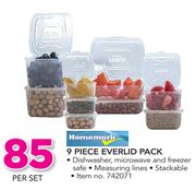 Homemark 9 Piece Everlid Pack-Per Set