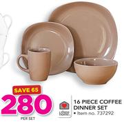 Always Home 16 Piece Coffee Dinner Set