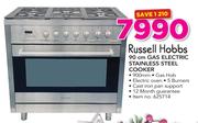 Russell Hobbs 90cm Gas Electric Stainless Steel Cooker