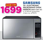Samsung 32Ltr Electronic Microwave Oven Mirror ME0113M1 XF