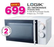 Logik 20Ltr Microwave P70H20L-SEW