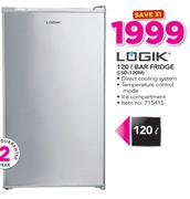 Logik 120Ltr Bar Fridge LSD-120M