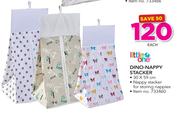 Little One Dino Nappy Stacker 30x59cm