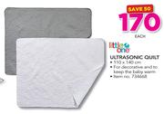Little One Ultrasonic Quilt 110x140cm
