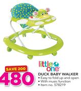 Little One Duck Baby Walker
