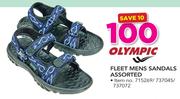 Olympic Fleet Mens Sandals Assorted