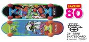 24" Mini Skateboard