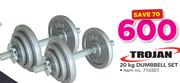 Trojan 20kg Dumbbell Set