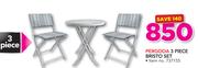 Pergoda 3 Piece Bristo Set 