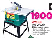 Ryobi 1800W Table Saw HBT-254L 254M
