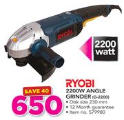 Ryobi 2200W Angle Grinder G2200