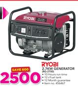 Ryobi 2.7kw Generator RG-2700