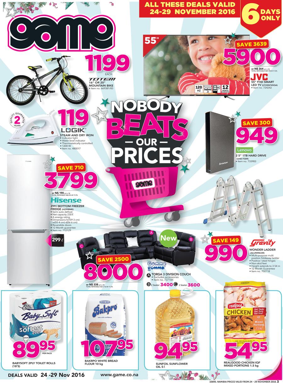 Game Namibia Stores (24 Nov - 29 Nov 2016) — m.guzzle.co.za