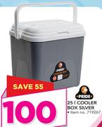 Pride 25Ltr Cooler Box Silver