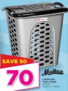 MissMolly Linen Bin Two Tone