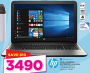 HP Intel Celeron Notebook 15-AY008NI