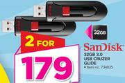 SanDisk 32GB 3.0 USB Cruzer Glide-For 2