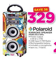 Polaroid karaoke sale speaker
