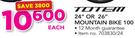 ToTem 24" Or 26" Mountain Bike 100