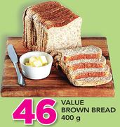 Value Brown Bread-400g