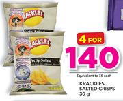 Krackles Salted Crisps-4x30g
