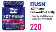 USN 3XT Pump Pre-Workout-400g