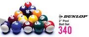 Dunlop 2" Pool Ball Set