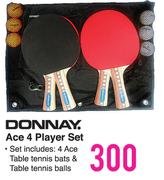 Donnay Ace 4 Player Set