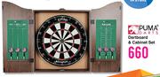 Puma Darts Dartboard & Cabinet Set