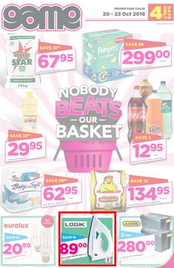 Game Botswana : Gabarone (20 Oct - 23 Oct 2016) , page 1
