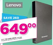 Lenovo 2.5" 1TB Hard Drive UHD F309