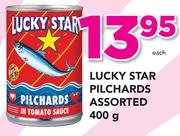 Luncky Star Pilchards Assorted-400g