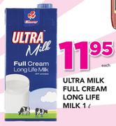 Ultra Milk Full Cream Long Life Milk-1Ltr