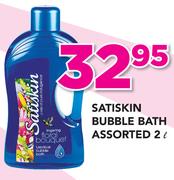 Satiskin Bubble Bath Assorted-2Ltr