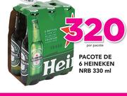 Pacote De 6 Heineken NRB-330ml por pacote