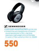 Sennheiser Over Ear Headphones HD 201 G2