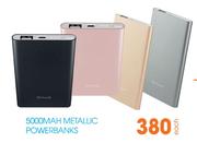 500mAh Metallic Powerbanks-Each