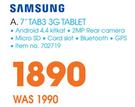 Samsung 7" Tab 3 3G Tablet