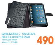 Swiss Mobile 7" Universal Bluetooth Keyboard
