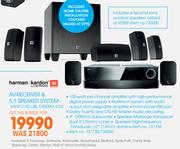 JBL Harman/Kardon AV-Receiver & 5.1 Speaker System AVR171S JBL Cinema 610