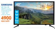 Samsung 40" FHD LED TV 40J5000