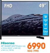 Hisense 49" FHD Smart LED TV 49K31100