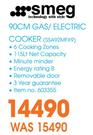 Smeg 90Cm Gas/Electric Cooker SSA92MFX9
