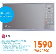LG 30Ltr Microwave Oven With Grill MH7040S