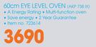 Whirlpool 90Cm Eye Level Oven AKP738IX