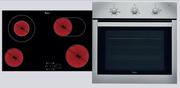 Whirlpool 77Cm Ceran Hob+ 60Cm Eye Level Oven AKP738IX