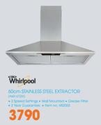 Whirlpool 60Cm Stainless Steel Extractor AKR672IX