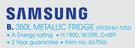 Samsung 350Ltr Metallic Fridge RR35H6110SS