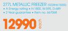 Samsung 277Ltr Metallic Freezer RZ28H6150SS