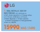 LG 506Ltr Metallic Side By Side Fridge GC L207LQV A